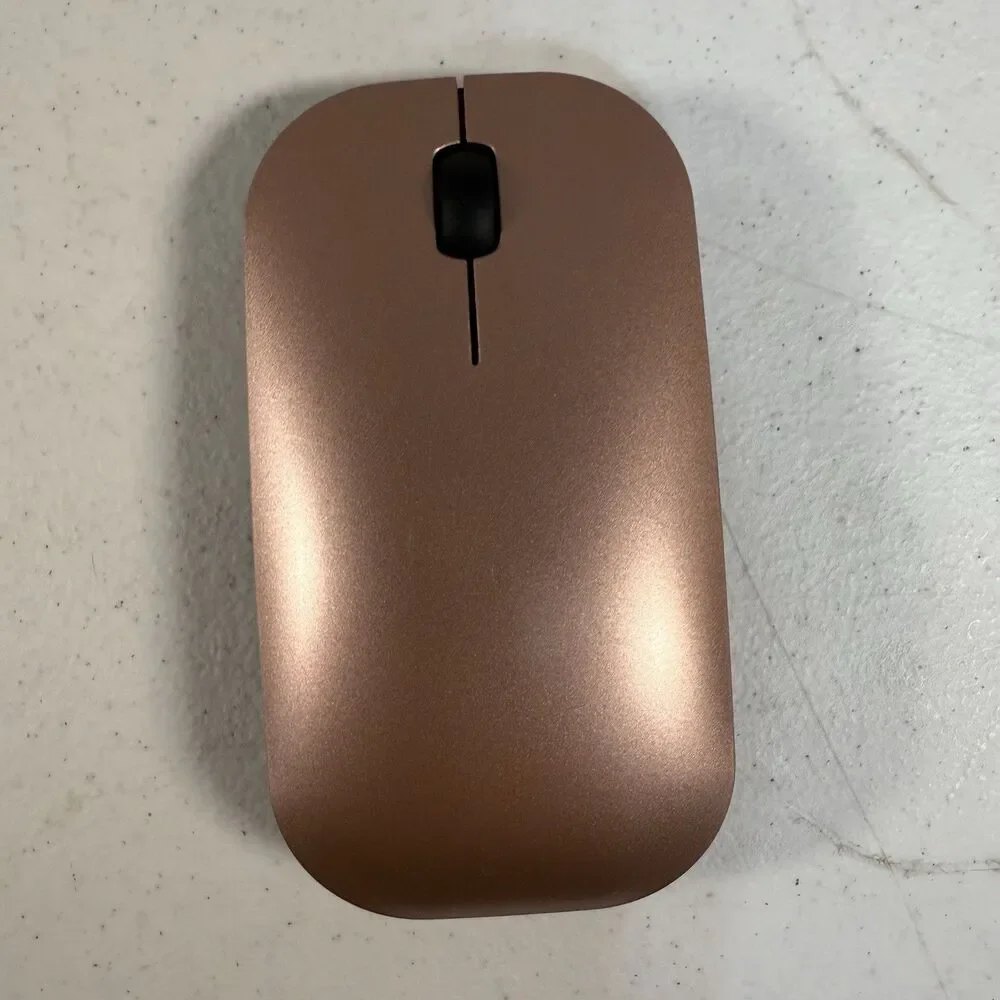 Wireless Bluetooth Keyboard and Mouse Combo USB Dual BT, seenda Rose Gold NEW